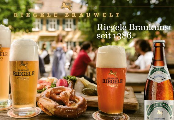 Riegele Braukunst - Bier menü 2024